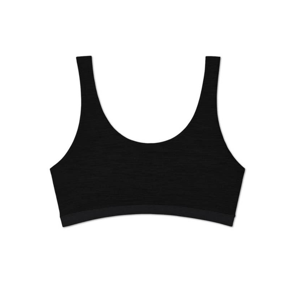 NWT allbirds Trino Bralette - LARGE - true black - LARGE